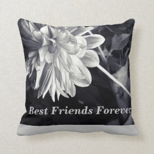 Coussin De meilleurs amis carreau (bff) pour toujours