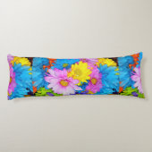 Coussin de mélange de fleur marron (Dos)