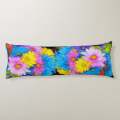 Coussin de mélange de fleur marron (Dos)