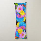 Coussin de mélange de fleur marron (Dos (Vertical))