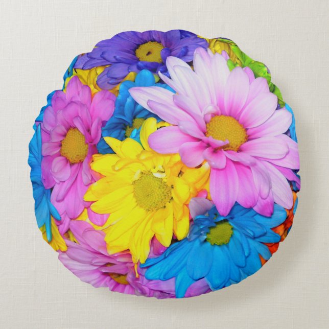 Coussin de mélange de fleur marron (Devant)