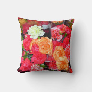 Coussin de mélange de fleurs de carnation