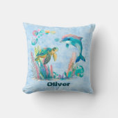 Coussin De mignons amis sous-marins (Recto)