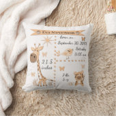 Coussin De mignons animaux de la jungle dans une délicate  (Couverture)