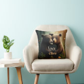 Coussin De mignons animaux sauvages en couronne (Chaise)