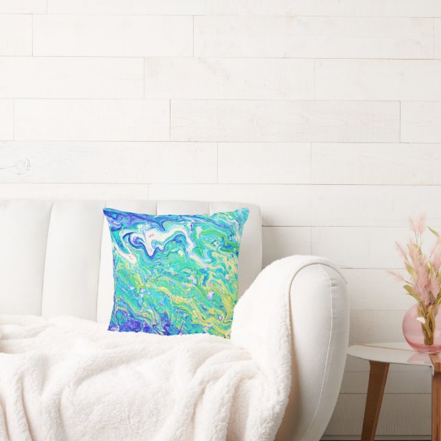 Coussin De mignons Vagues Motifs. Commandez dès maintenant (Canapé)