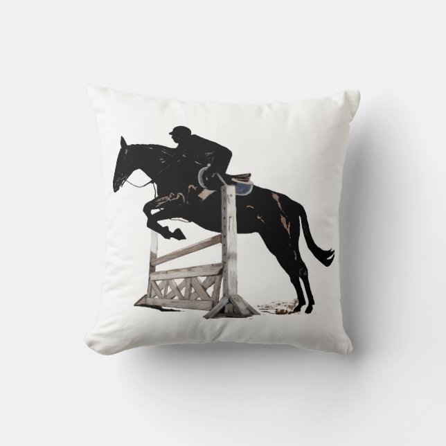 Coussin de MoJo d'Américain de chasseur/cheval de (Recto)