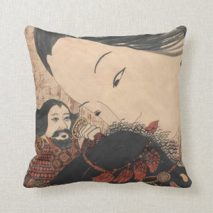 Coussin de MoJo d'Américain de fantôme de geisha