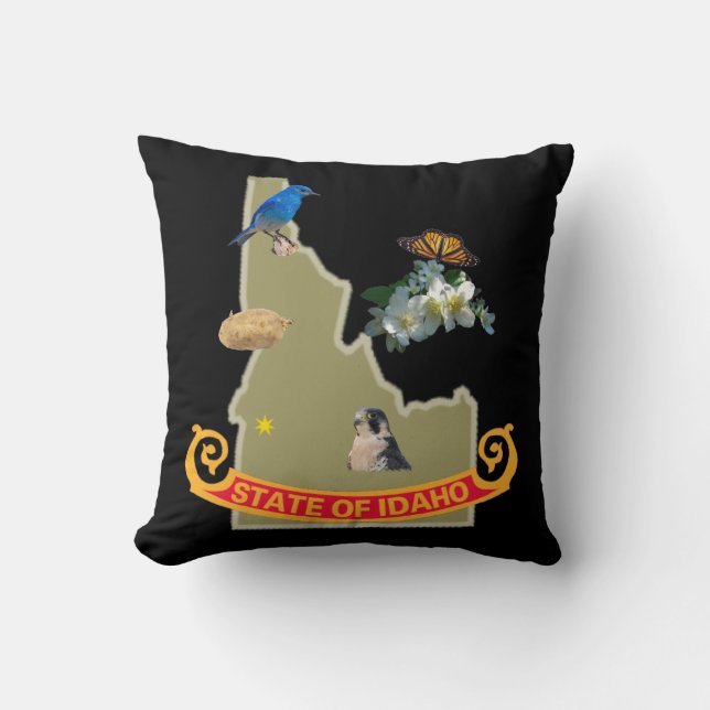 Coussin de MoJo d'Américain de l'Idaho (Recto)