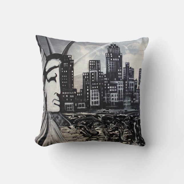 Coussin de MoJo d'Américain de New York City (Recto)