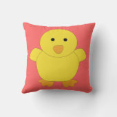 Coussin de MoJo d'Américain de poussin de bébé (Verso)