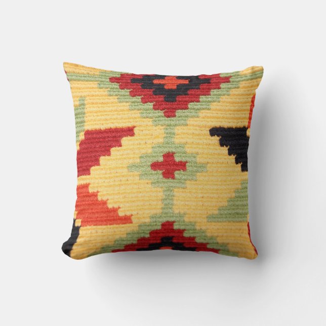 Coussin de Mojo d'Américain de Wayuu (Recto)