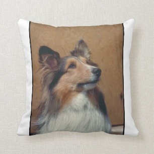 Coussin de MoJo de chien de berger de Shetland