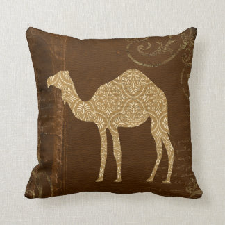 Coussin de MoJo de silhouette de chameau