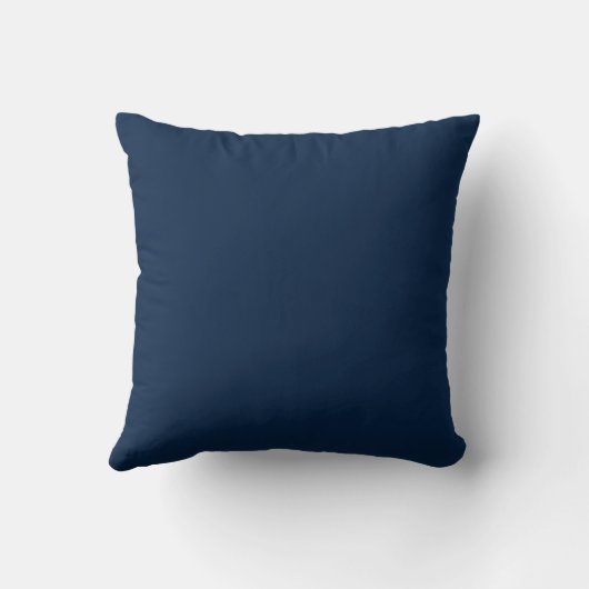 Coussin de monogramme du Mariage floral bleu de la (Verso)