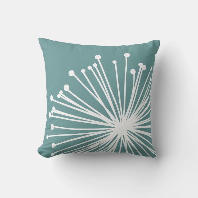 Coussin de morceau d'impression vintage (Recto)