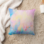 Coussin de motif d'abrégé sur aquarelle (Couverture)