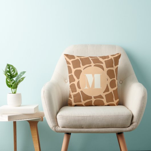Coussin de Motif de Giraffe personnalisée (Chaise)