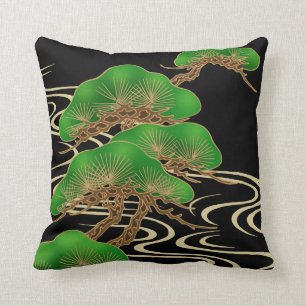 coussin de motif de Japonais