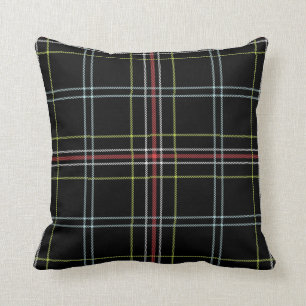 Coussin de motif de plaid