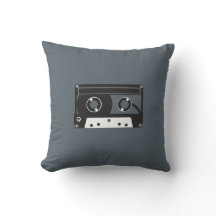 Coussin de musique de Cassette rétro