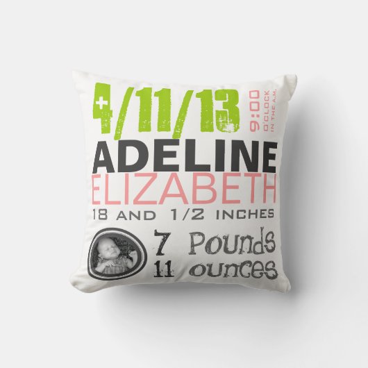 Coussin de naissance (Recto)