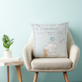 Coussin de naissance personnalisé au nom de bébé é (Chaise)