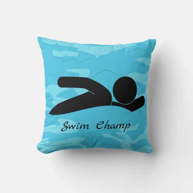 Coussin de natation personnalisé (Recto)
