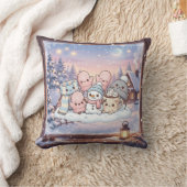 Coussin de neige d'hiver confortable (Couverture)