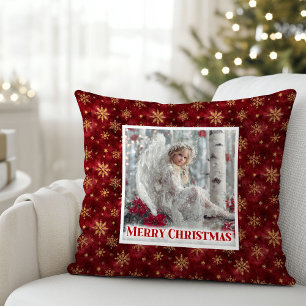 Coussin de Noël ange vintage joyeux Cadeau