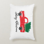 COUSSIN DE NOËL CAMIONNETTE STYLE DOS ROUGE (Devant(Vertical))