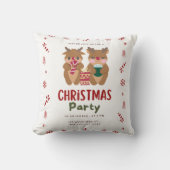 Coussin de Noël, Coussin décoratif 40 cm x 40 cm (Recto)