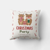 Coussin de Noël, Coussin décoratif 40 x 40 cm (Verso)