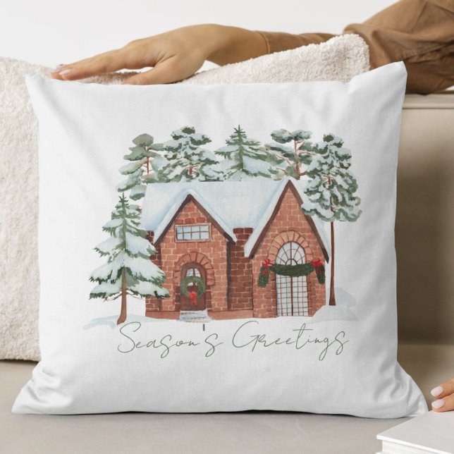 Coussin de Noël de Ferme - Écriture Moderne (Créateur téléchargé)
