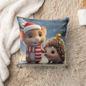 Coussin de Noël de la souris et du hérisson (Couverture)