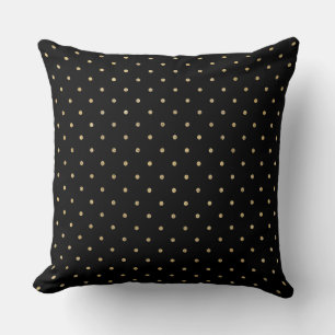 Coussin de Noël de luxe – Noir, Blanc & Or