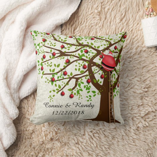 Coussin de Noël de mariage de Noël (Couverture)