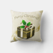 Coussin de Noël doré pour cadeau (Verso)