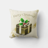 Coussin de Noël doré pour cadeau (Recto)