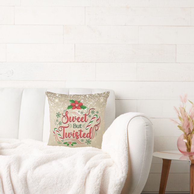 Coussin de Noël doux mais tordu (Canapé)