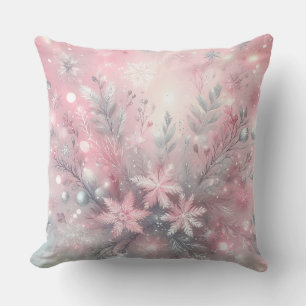 Coussin de Noël élégant violet