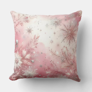 Coussin de Noël élégant violet