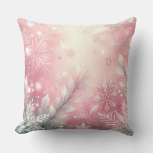 Coussin de Noël élégant violet