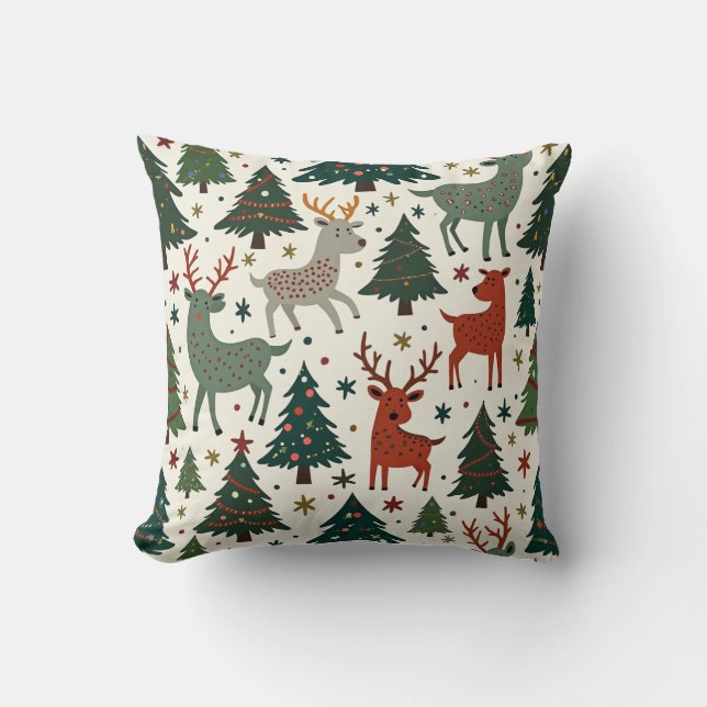 Coussin de Noël Festif Cushion (Recto)