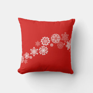 Coussin de Noël - Flocons de neige