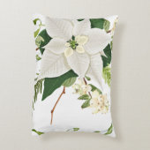 Coussin de Noël Floral Vert Et Blanc (Dos(Vertical))