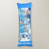 Coussin de Noël géant des neiges des merveilles d' (Dos (Vertical))