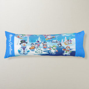 Coussin de Noël géant des neiges des merveilles d'