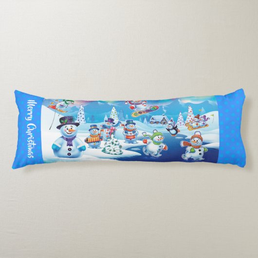 Coussin de Noël géant des neiges des merveilles d' (Devant)