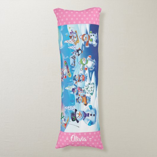 Coussin de Noël géant des neiges des merveilles d' (devant Vertical)